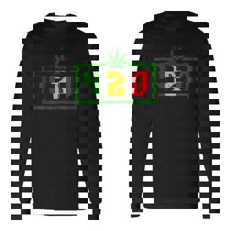 420 Marijuana Leaf Weed Stoner Cannabis 420 Long Sleeve T-Shirt - Thegiftio