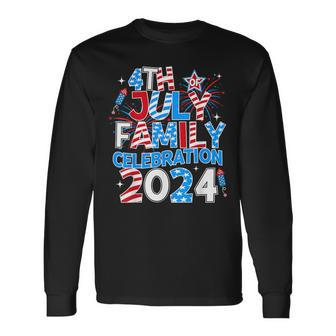 4Th Of July Family Celebration 2024 Family Matching Squad Long Sleeve T-Shirt - Monsterry DE