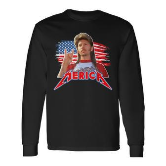 4Th Of July Mericafunny With Vintage Name Joe Lover Family Long Sleeve T-Shirt - Monsterry