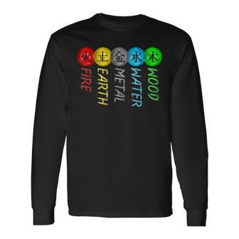 5 Elements Qigong Tradition Long Sleeve T-Shirt - Monsterry AU