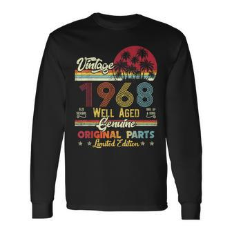 55Th Birthday 55 Year Old Limited Edition Vintage 1968 Long Sleeve T-Shirt - Monsterry DE