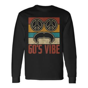60S Vibe 60S Hippie Costume 60S Outfit 1960S Theme Party 60S Long Sleeve T-Shirt - Seseable