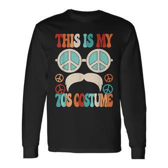 This Is My 70'S Costume 70S Disco 1970S Party 70S Outfit Men Long Sleeve T-Shirt - Seseable