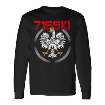 716Ski Buffalo Dygyus Day Poland Eagle Polish 716 Long Sleeve T-Shirt - Monsterry UK