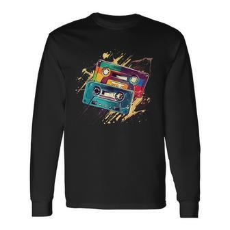 80S 90S Retrointage Cassette Langarmshirts - Geschenkecke