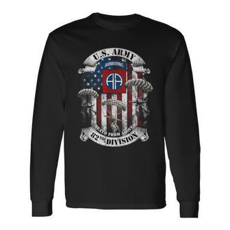 82Nd Airborne Division Death From Above Fort Bragg Long Sleeve T-Shirt - Seseable