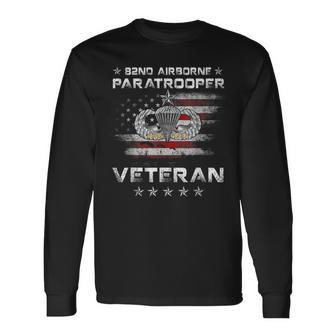 82Nd Airborne Paratrooper Veteran Men Women Long Sleeve T-Shirt - Monsterry