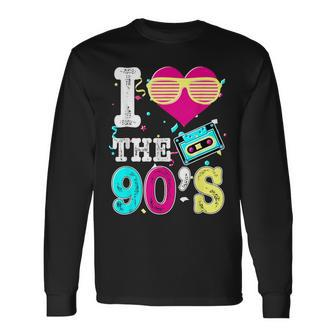 90'S Clothes 90'S Party Supplies Ninen Ninety Costume Long Sleeve T-Shirt - Thegiftio UK