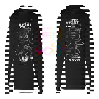 90S T Fashion Retro Fancy Dress Rave Clothing Costume Long Sleeve T-Shirt - Thegiftio