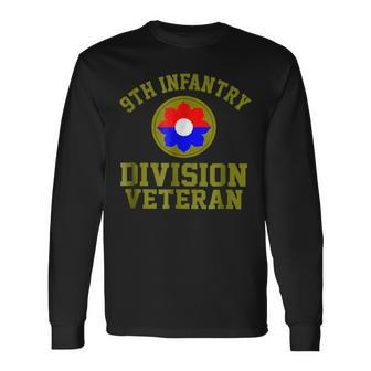 9Th Infantry Division Veteran Long Sleeve T-Shirt - Monsterry