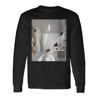 Abstract Slope Alchemy Long Sleeve T-Shirt - Monsterry