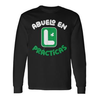 Abuelo En Prácticas Futuro Abuelo Abuelo Genial Abuelos Camiseta de manga larga - Regaloses