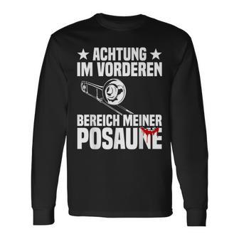 Achtung Trombonist Langarmshirts - Geschenkecke