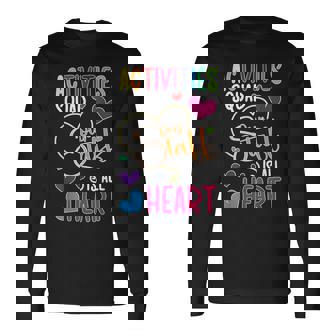 Activities Assistant Squad Activity Professional Week Long Sleeve T-Shirt | Mazezy