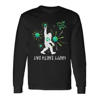 Add Some Humor To Earth Day With A Search For Bigfoot Long Sleeve T-Shirt | Mazezy