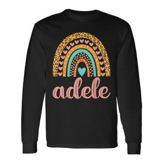 Adele Adele Name Birthday Long Sleeve T-Shirt - Seseable