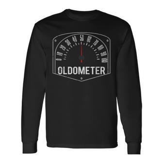 Age Oldometer 49-50 50Th Birthday Women Long Sleeve T-Shirt - Monsterry AU