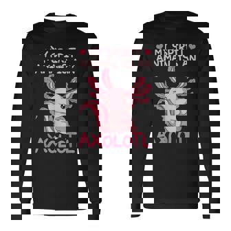 Ajolote Animal Lindo Anfibio Exótico Salamandra Axolotl Camiseta de manga larga - Regaloses
