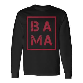 Alabama Bama Pride State Long Sleeve T-Shirt - Monsterry