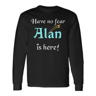 Alan Custom Name Saying Personalized Names Long Sleeve T-Shirt - Seseable