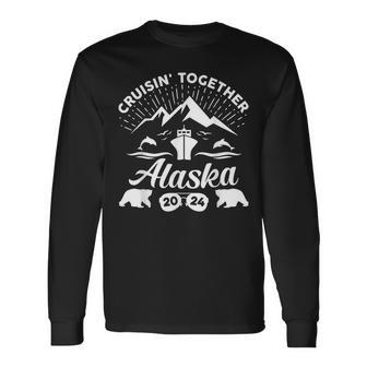 Alaska Cruise 2024 Family Summer Vacation Travel Matching Long Sleeve T-Shirt - Seseable