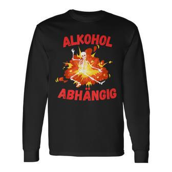 Alcohol Dependent Alcohol Langarmshirts - Seseable
