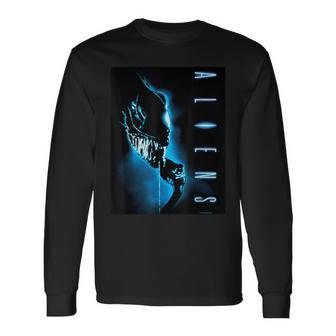 Aliens Xenomorph Retro Movie Poster Langarmshirts - Geschenkecke