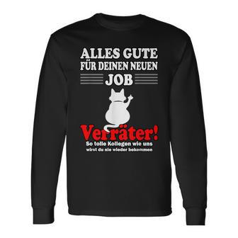 Alles Gute Für Dein Neue Job S Langarmshirts - Seseable