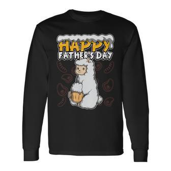 Alles Gute Zumatertag Ich Liebe Meinen Papa Lama Langarmshirts - Geschenkecke