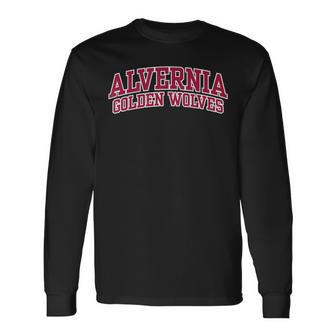 Alvernia University Golden Wolves 02 Long Sleeve T-Shirt - Monsterry AU