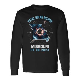 America Total Solar Eclipse April 8 2024 Missouri Totality Long Sleeve T-Shirt - Monsterry CA