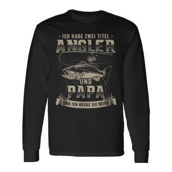 Angel Ich Habe Zwei Titel Papa S Langarmshirts - Geschenkecke