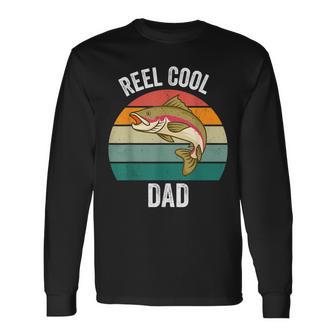 Angelrolle Cool Dadatertag Lustig Bass Papa Opa Langarmshirts - Geschenkecke