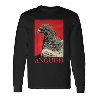 Anguish Pigeon Vintage Long Sleeve T-Shirt - Monsterry DE