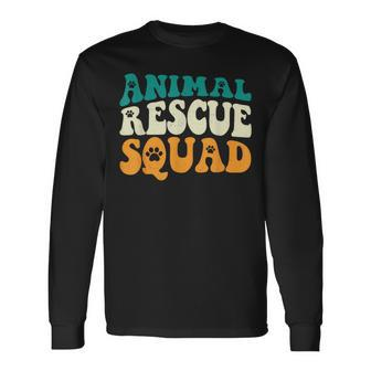 Animals Over People Animal Activist Rescue Conservation Long Sleeve T-Shirt - Monsterry