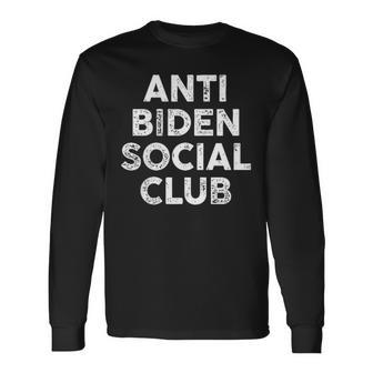 Anti Biden Social Club Pro America Long Sleeve T-Shirt - Monsterry CA