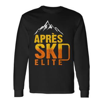 Apres Ski Elite Outfit Winter Team Party & Sauf Langarmshirts - Seseable