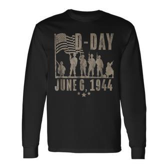 Army Veteran D Day Normandy Invasion Armed Forces Long Sleeve T-Shirt - Monsterry CA
