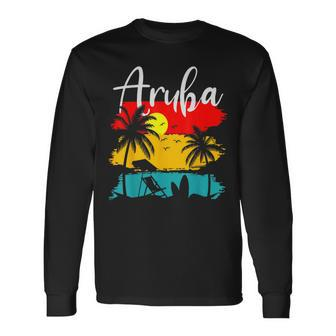 Aruba Aruba Family Vacation Souvenir Trip Summer Long Sleeve T-Shirt | Mazezy