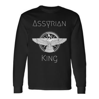 Assyrian King For Kings Long Sleeve T-Shirt - Monsterry