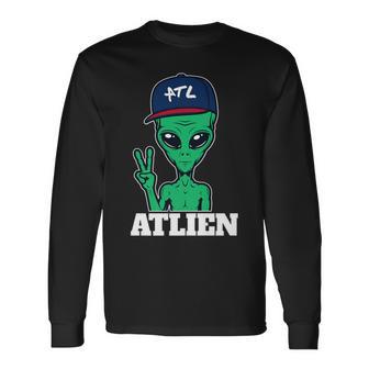 Atlanta Atlien Atl Long Sleeve T-Shirt - Monsterry AU