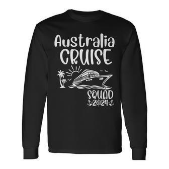 Australia Cruise Squad 2024 Australia Holiday Family Matchin Long Sleeve T-Shirt - Seseable