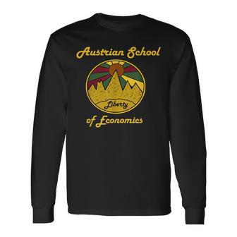 Austrian School Of Economics Capitalism And Liberty Long Sleeve T-Shirt - Monsterry AU