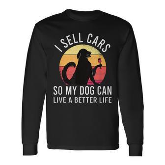 Auto Seller For Car Salesman Long Sleeve T-Shirt - Monsterry