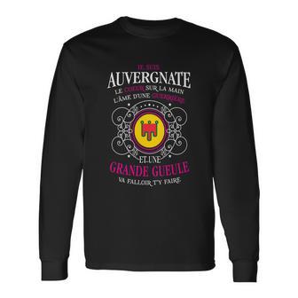 Auvergnate Grande Gueule Limitée T-shirt à manches longues - Cadeauxyz