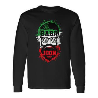 Baba Joon Persian Father Dad Fathers Day Iran Long Sleeve T-Shirt - Monsterry DE