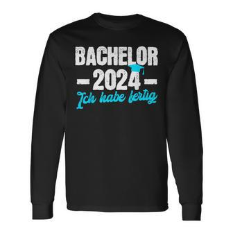 Bachelor 2024 Ich Habe Fertig Bachelor Passed Langarmshirts - Seseable