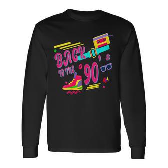 Back To 90'S 1990S Vintage Retro 90S Long Sleeve T-Shirt - Monsterry CA