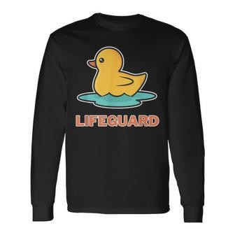 Bademeister Lifeguard Poolboy Life Float Langarmshirts - Seseable