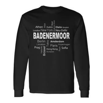 Badenermoor New York Berlin Meine Hauptstadt Langarmshirts - Seseable